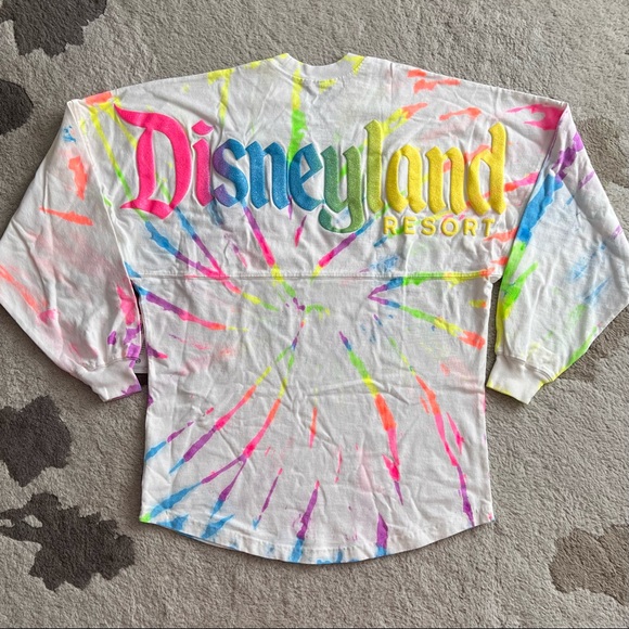 Disneyland Neon Splatter Womens Spirit Jersey XS - Picture 2 of 7